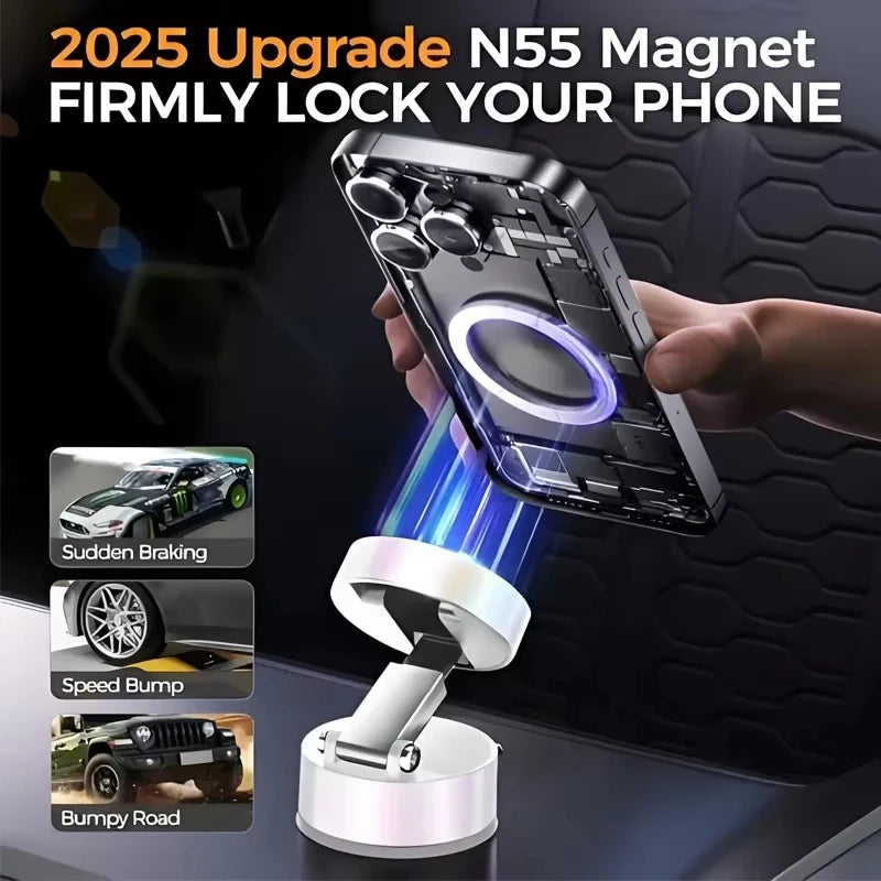 Support magnétique sous vide